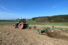 Kettenscheibenegge im Einsatz